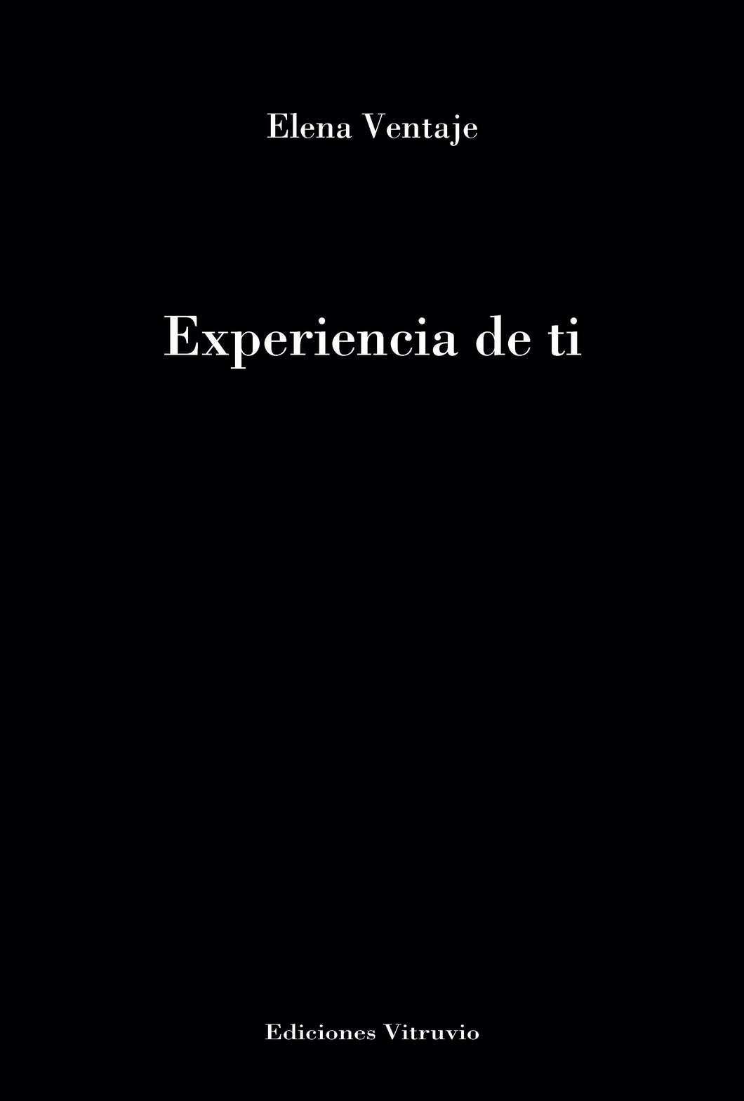Experiencia de ti, de Elena Ventaje